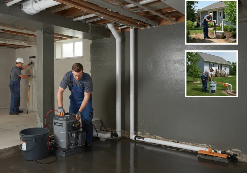 Basement Waterproofing and Flood Prevention process in Conway Springs, KS